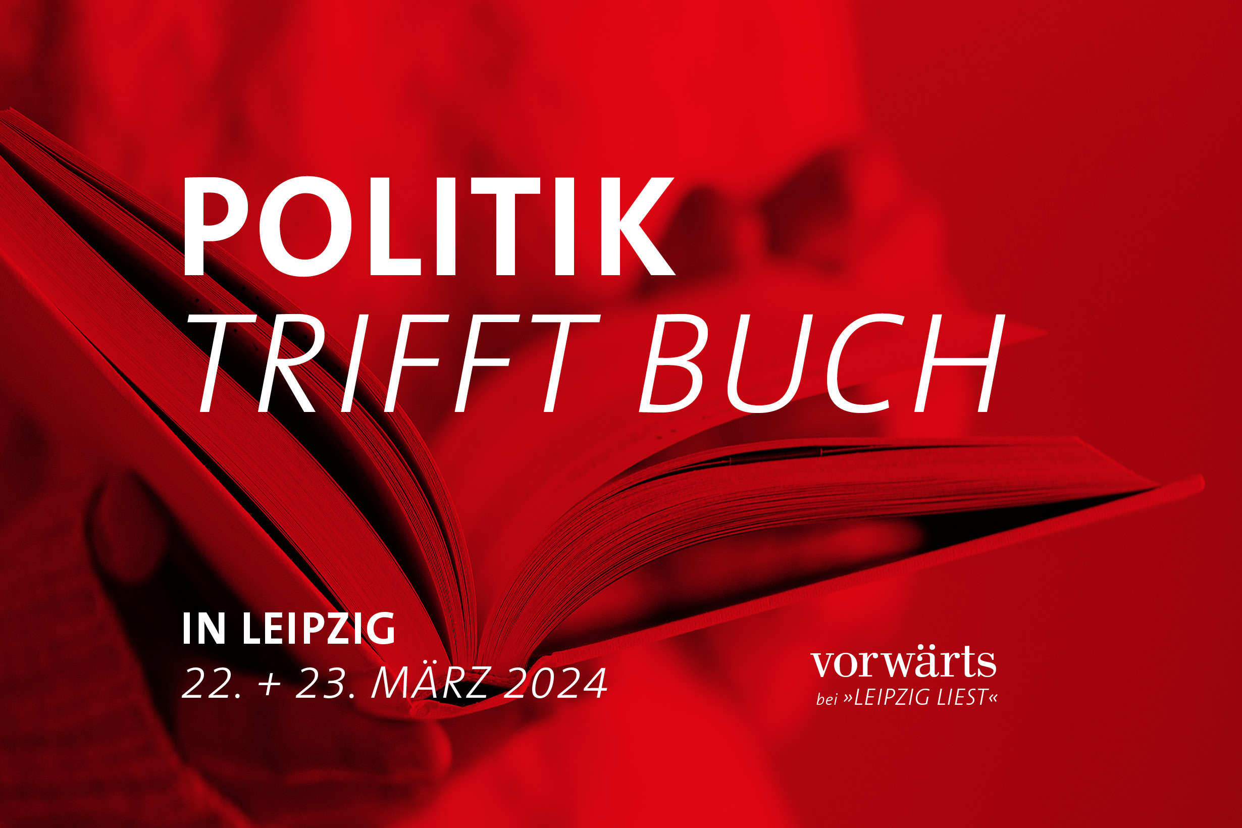 Politik trifft Buch: Zur Leipziger Buchmesse bietet der vorwärts wieder ein vielfältiges Programm an.