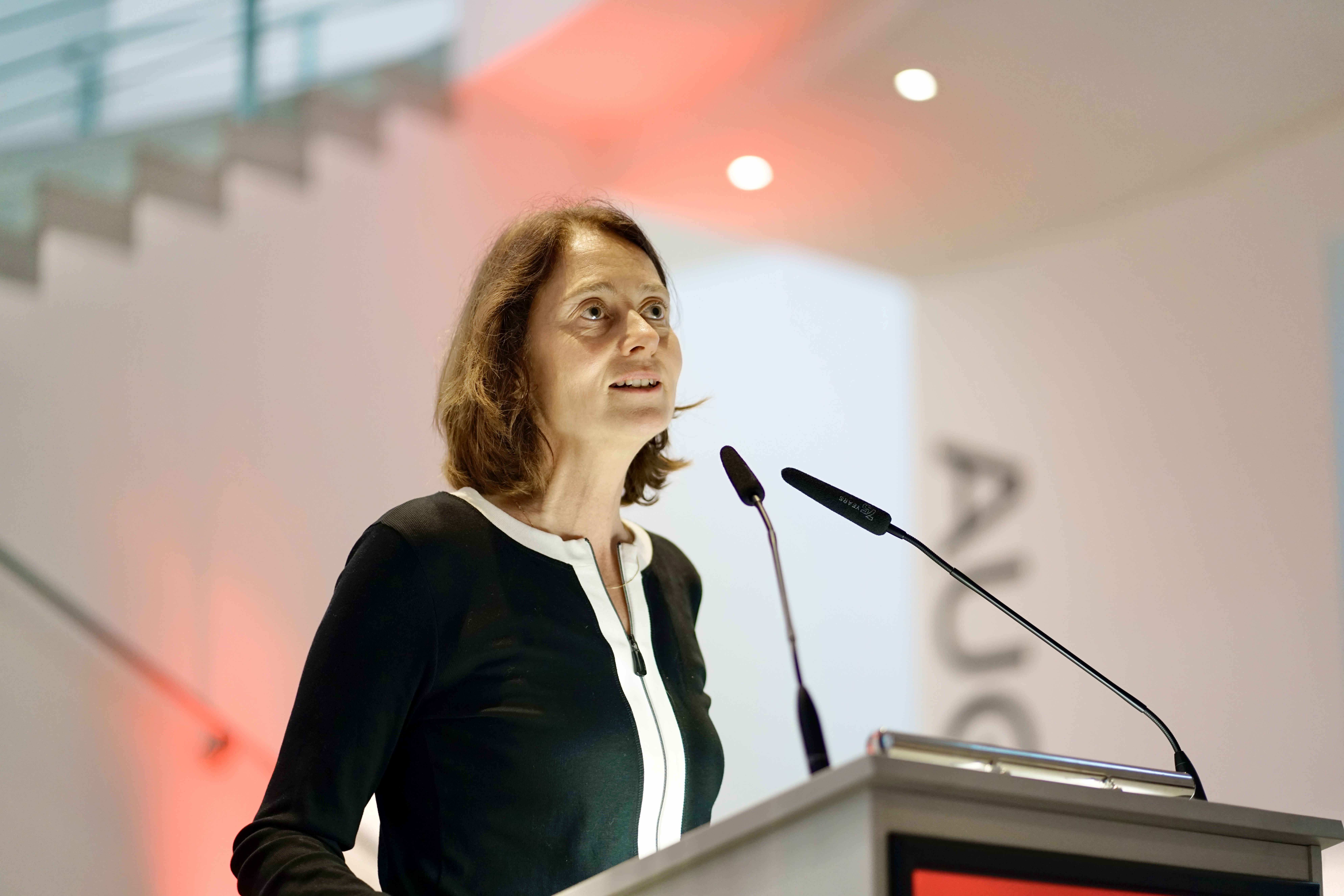 Die Spitzenkandidatin zur Europawahl zu Gast in der Bundesstadt: Katarina Barley spricht beim Europa-Empfang der Bonner SPD.