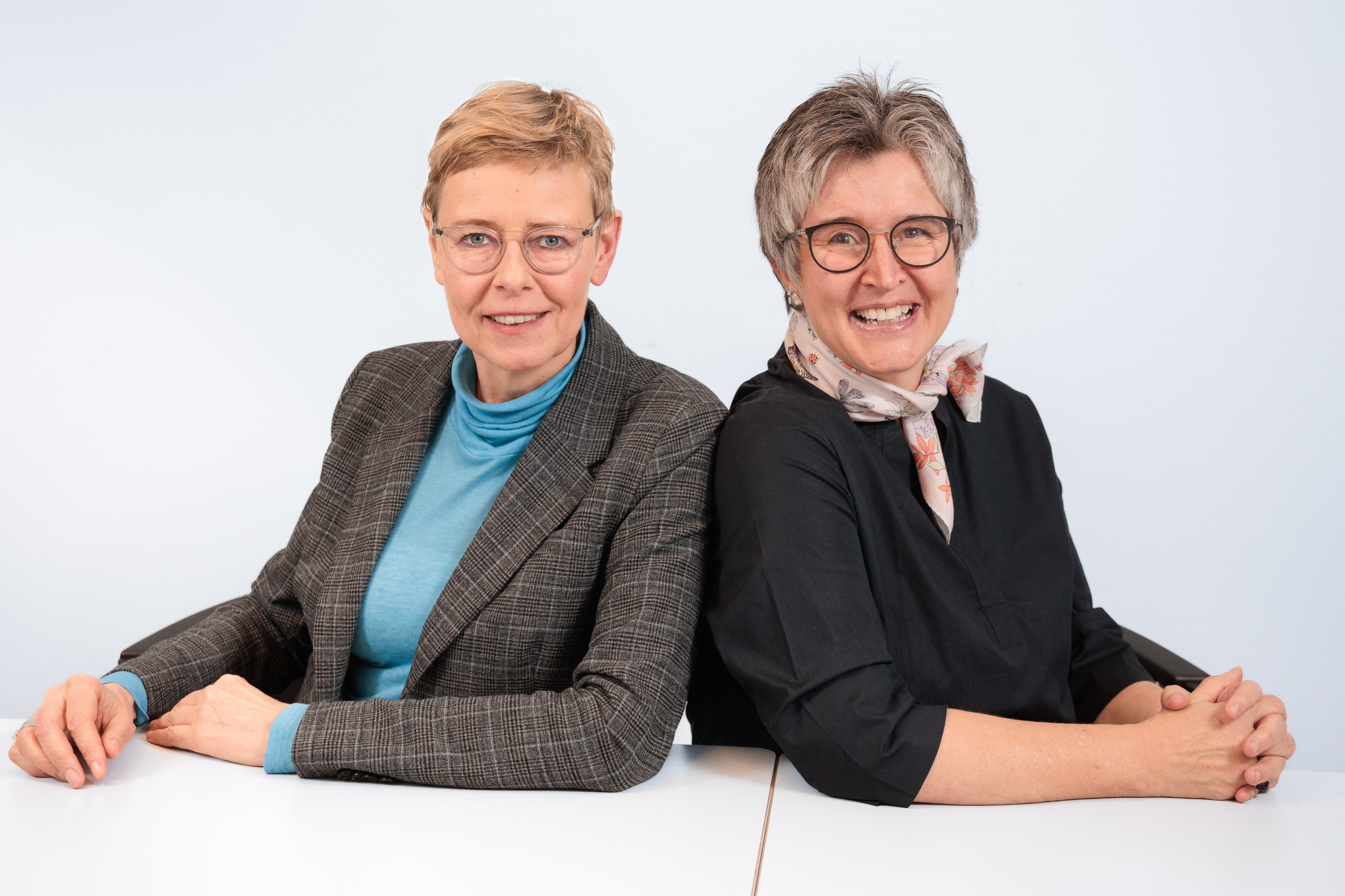 ASF-Vorsitzende Ulrike Häfner (l.) und Maria Noichl: Frauenrechte und Gleichstellung sind in der Mitte der Gesellschaft angekommen.