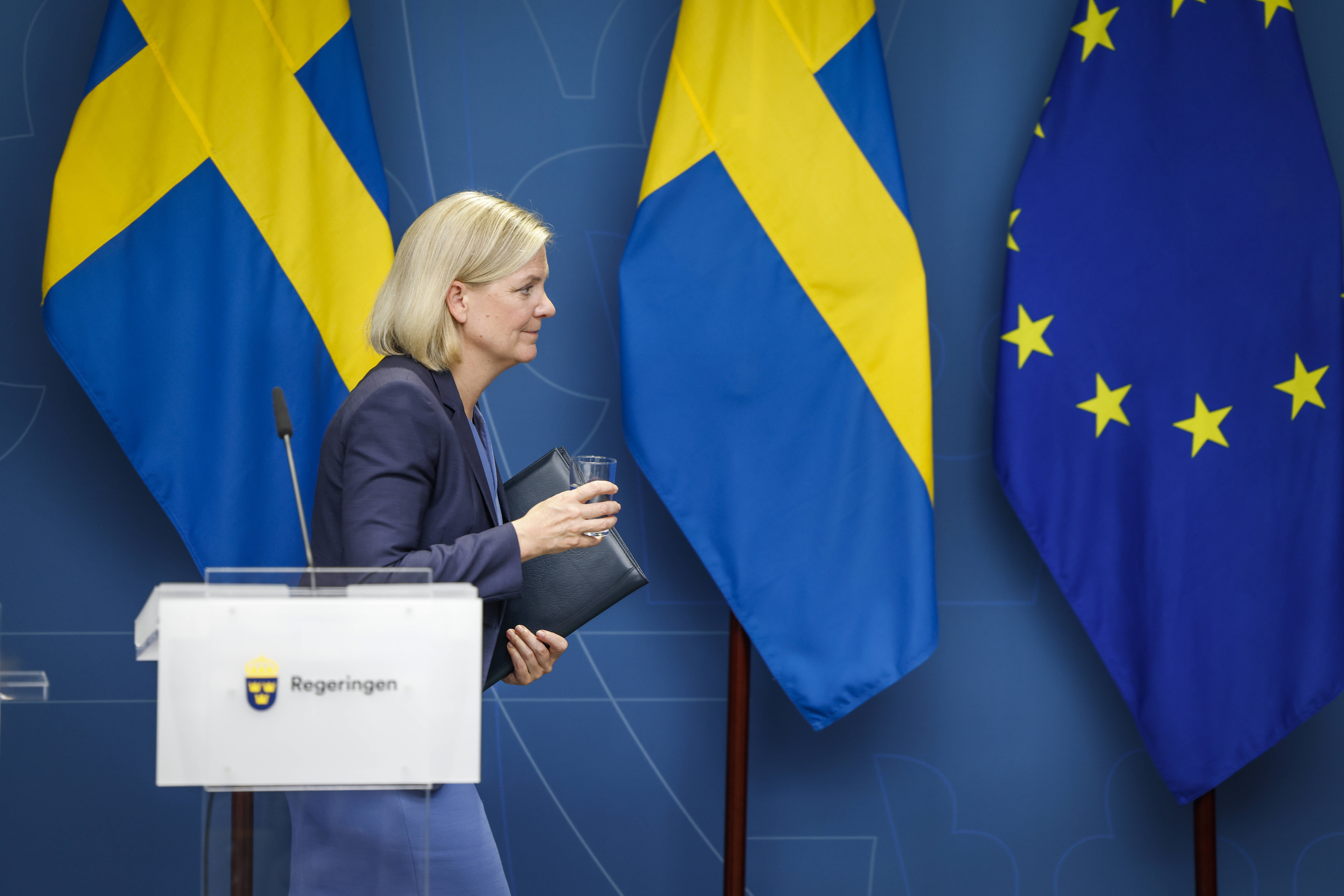 Die sozialdemokratische Ministerpräsidentin Magdalena Andersson hat nach der Wahlniederlage in Schweden ihren Rücktritt eingereicht.