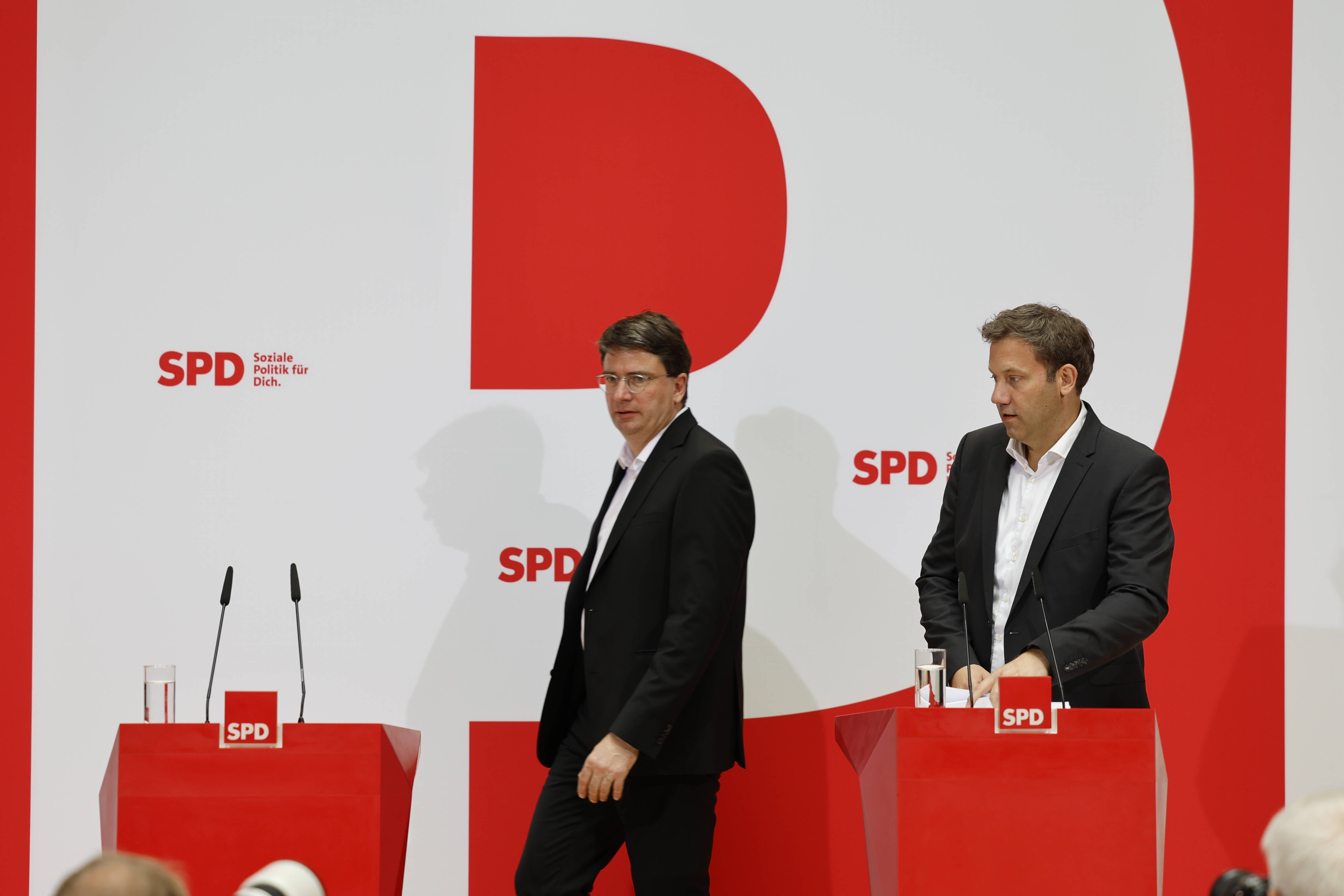 SPD-Chef Lars Klingbeil und Bayerns SPD-Spitzenkandidat Florian von Brunn
